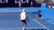 Extraordinary Moment as Ball Boy CATCHES the Ball While it's Still in Play at the Australian Open