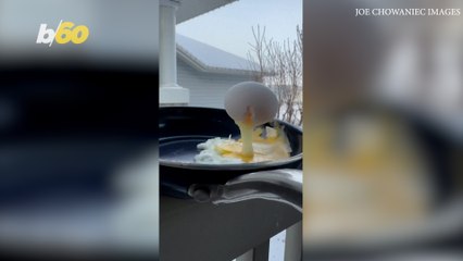 Crazy Video Shows Extreme Cold Weather in Canada