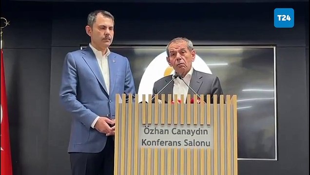 Galatasaray Başkanı Dursun Özbek: Murat Kurum, İstanbul için bir şanstır.