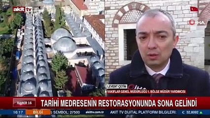 Karadeniz Medresesi'nde restorasyon sürüyor