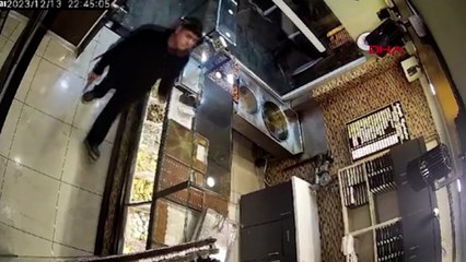 Kağıthane'de tatlıcıda korku dolu anlar