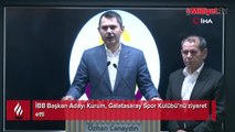 İBB Başkan Adayı Kurum, Galatasaray Spor Kulübü’nü ziyaret etti