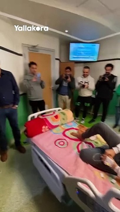 "أهداه قميص الأهلي".. لفتة طيبة من كولر تجاه أحد أطفال مستشفى سرطان الأطفال
