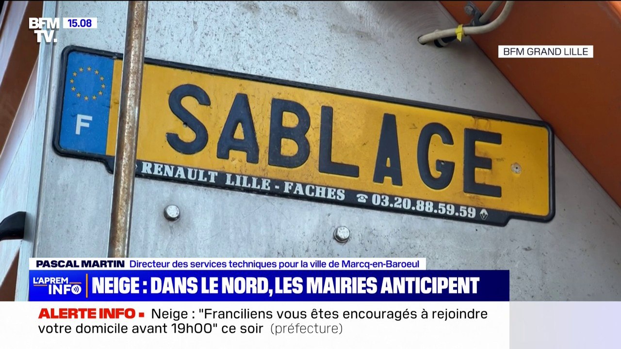 Dans le Nord les mairies anticipent la neige et le verglas