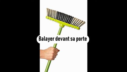 Il faut toujours balayer devant sa porte