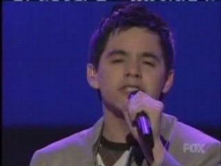 David Archuleta - Appalachian Memories – Top 9 Idol 4/1/08