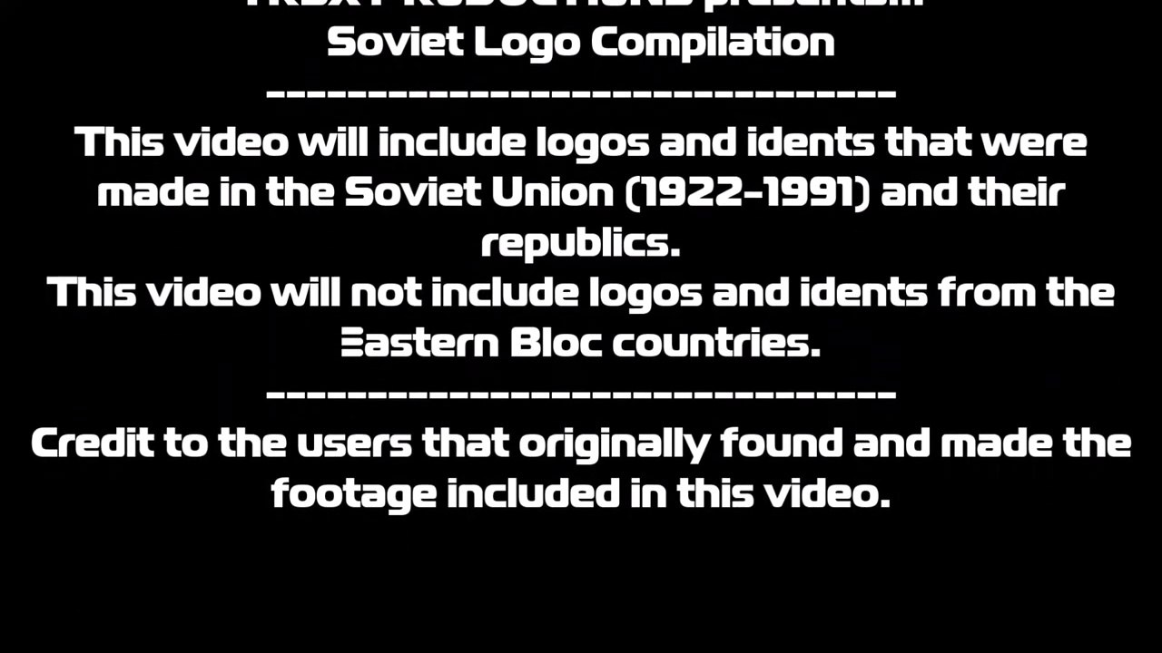 Soviet Logo Compilation