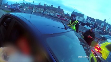 Police stop and search at McDonalds