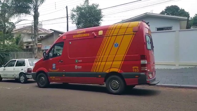 Bebê é socorrido pelo Siate após pote de pimenta cair no rosto da criança