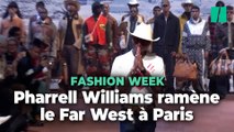 Pharrell Williams mélange Far West et Miley Cyrus pour le défilé Louis Vuitton