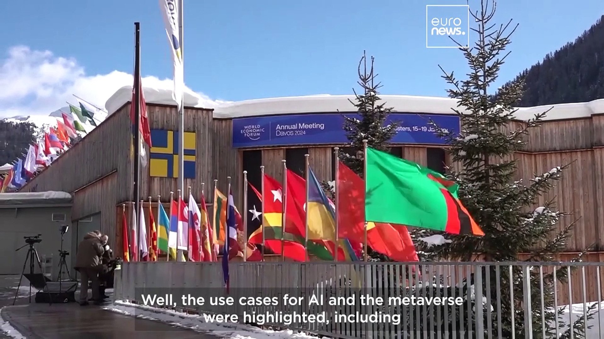 ⁣Tech leaders in Davos share insights into Metaverse and AI plans