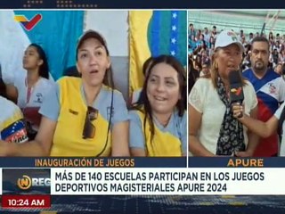 Inauguran vigesimocuarto Juegos Deportivos Magisteriales en San Fernando de Apure