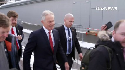 Blair challenged over Post Office scandal in Davos