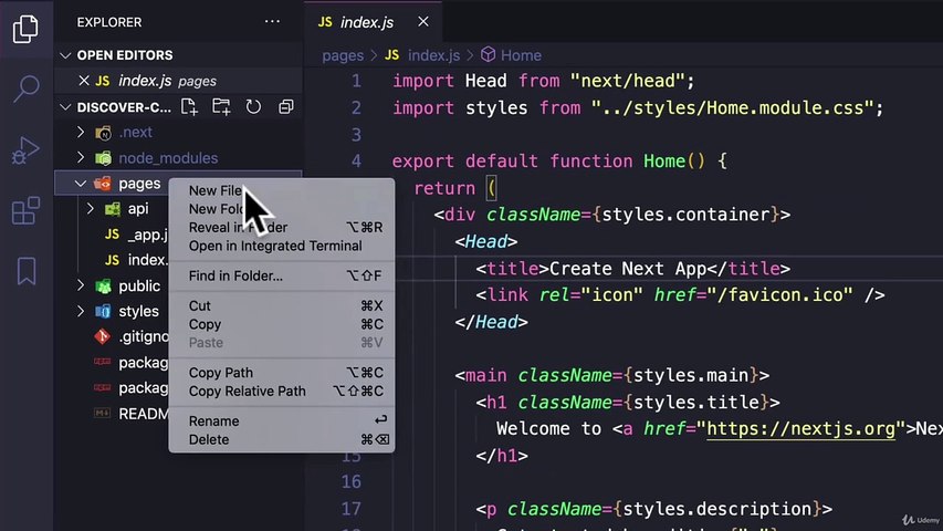 #17 Next.js setup project walkthrough