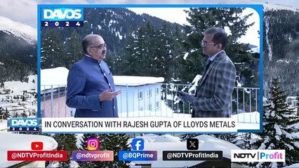 Lloyds Metals and Energy's Rajesh Gupta | Davos WEF 2024 | NDTV Profit