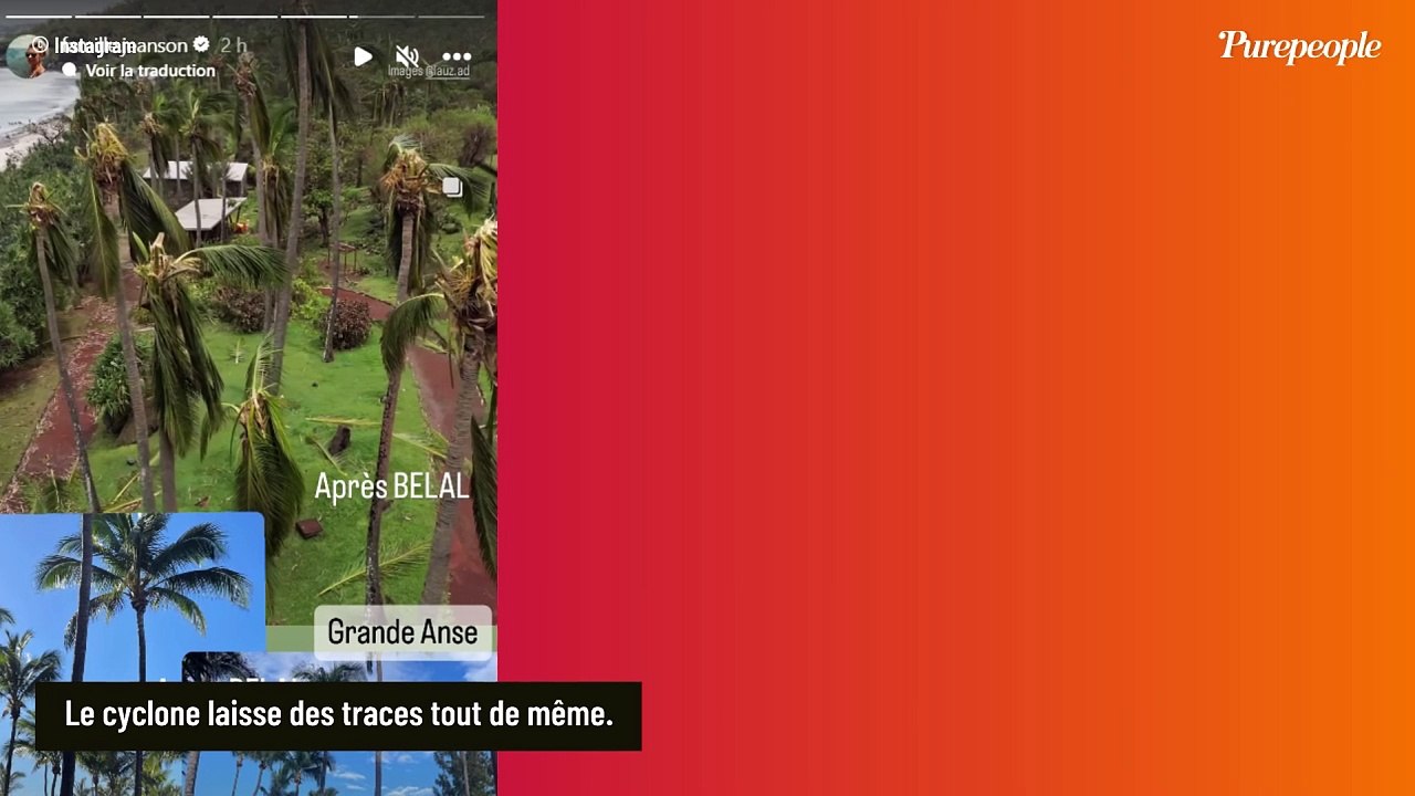Marie-Alix Jeanson (Familles nombreuses) face au cyclone à la Réunion : avant/après catastrophant, "l'apocalypse" !