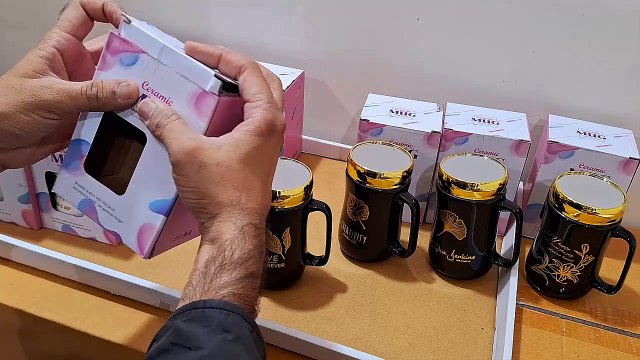 Unboxing and Review of Ceramic Printed Coffee Mug White Inspirational Motivational Quotes, Ceramic Printed Coffee Mug