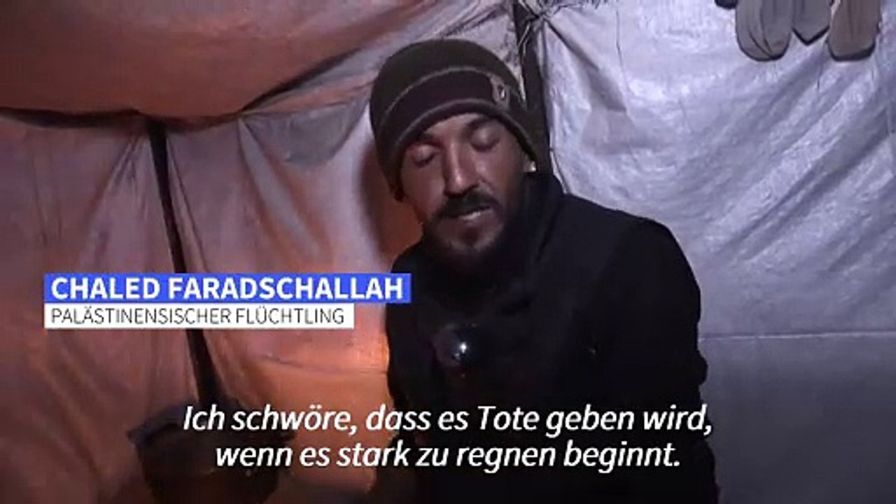 Angst vor der Kälte im Gazastreifen