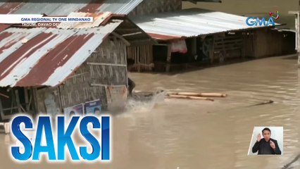 Mahigit 16,000 pamilya sa Davao del Norte, apektado ng baha; bayan ng Asuncion, state of calamity na | Saksi