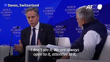 No Ukraine peace talks for now, US's Blinken tells WEF in Davos