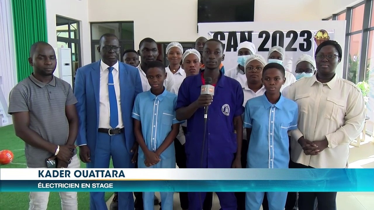 CAN 2023 : Les stagiaires des lycées professionnels de Korhogo en action pour un accueil de qualité