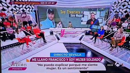 Esta es la viral reacción de Sonsoles Ónega impactada al entrevistar al militar transgénero