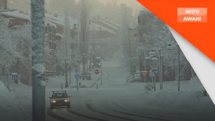 Sweden rekod suhu paling sejuk dalam tempoh 58 tahun