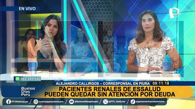 Pacientes renales de Essalud pueden quedar sin atención por deuda en Piura