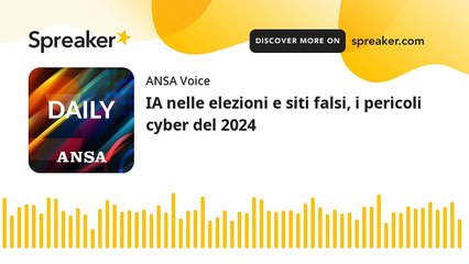 IA nelle elezioni e siti falsi, i pericoli cyber del 2024 (Ansa)