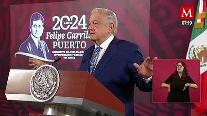 AMLO acusa "guerra sucia" tras caída de estructura en obras del Tren México-Toluca