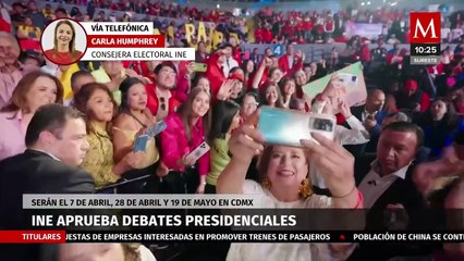 ¿Cómo y dónde serán los debates presidenciales? INE responde