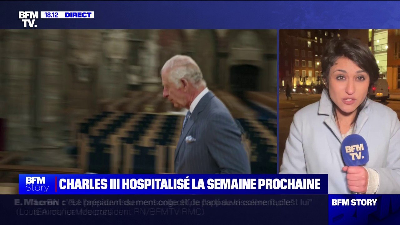 Le roi Charles III sera hospitalisé la semaine prochaine pour un problème de prostate