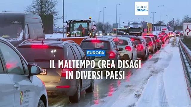 Allerta maltempo in Europa: Oslo chiude l'aeroporto, a Francoforte cancellati 700 voli