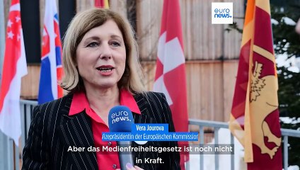 Jourova warnt Polen in TV-Krise