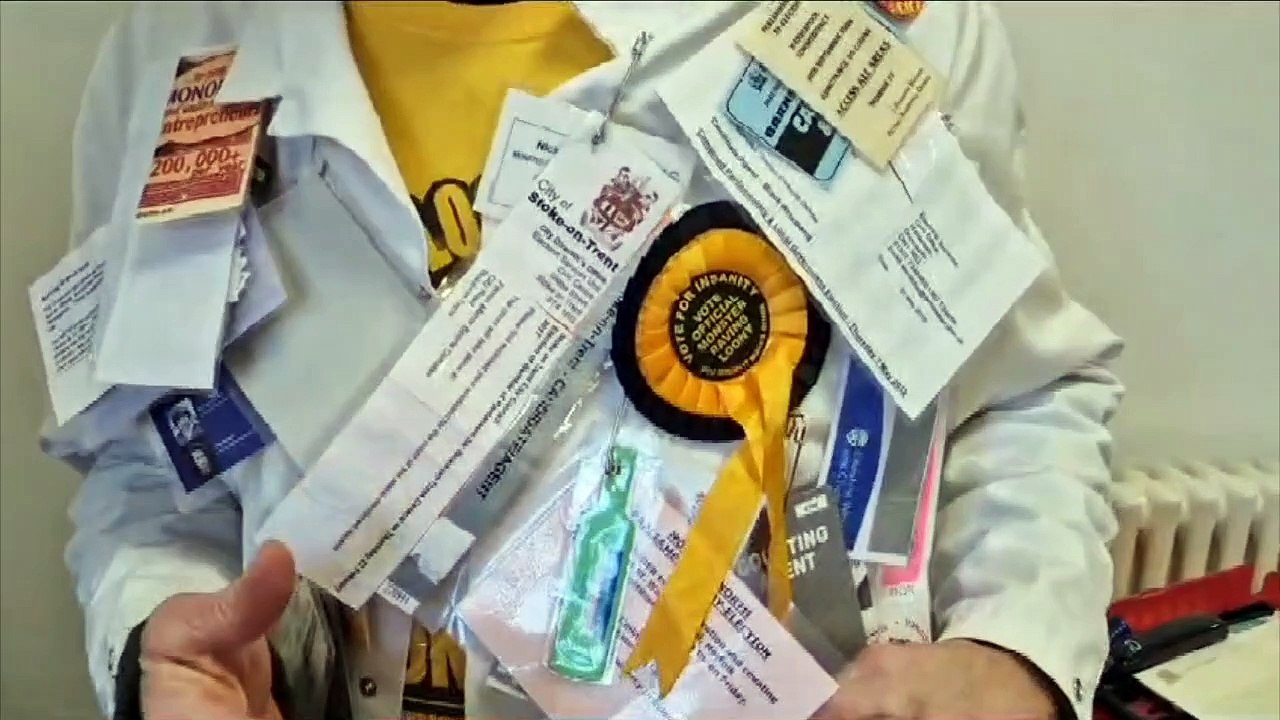 Monster Raving Loony Party candidate for Wellingborough by-election lays out single policy