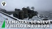 El temporal invernal que azota a gran parte de Europa afecta al tráfico aéreo y algunos vuelos han sido cancelados
