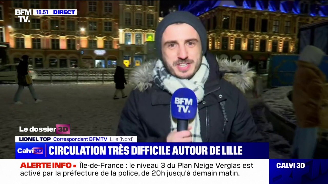 "Ça fait longtemps qu'on n'avait pas vu Lille sous la neige": Les Lillois profitent des flocons sur la Grand'Place
