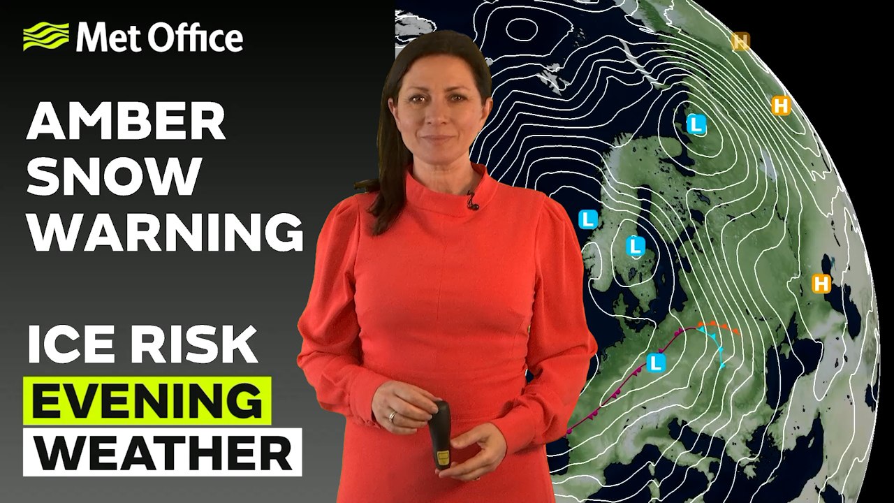 Met Office Evening Weather Forecast 17/01/24 – Bitterly cold for the next few days
