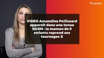 VIDEO Amandine Pellissard apparaît dans une tenue BDSM : la maman de 9 enfants reprend ses tournages X