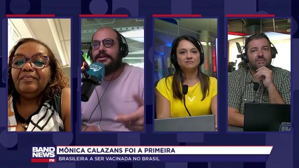 "Aliviando o coração de todos os brasileiros", relembra 1ª brasileira vacinada contra Covid-19