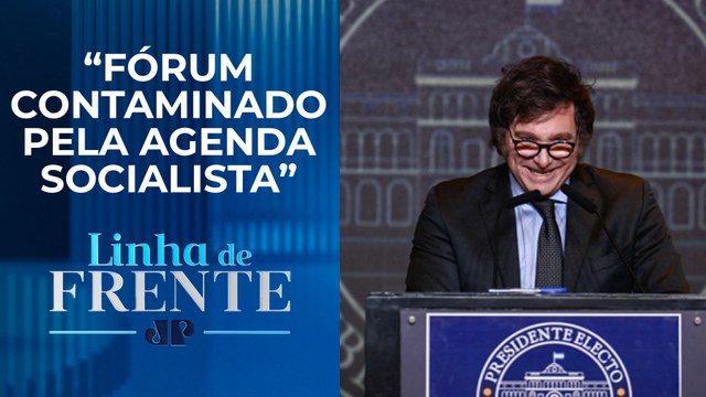 Milei defenderá medidas ultraliberais em Davos, na Suíça | LINHA DE FRENTE