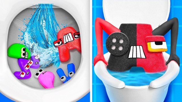 Don't Flush, It's Alphabet Lore *Cool Crafts And Diy Gadgets From Alphabet Lore And Digital Circus*