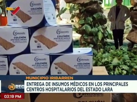 Entrega de insumos médicos a centros hospitalarios favorecerá a los ciudadanos del estado Lara