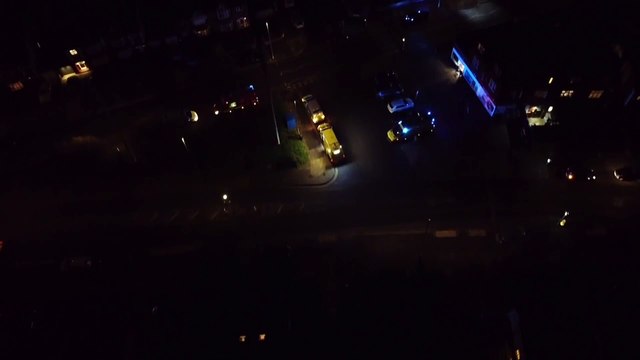 Blatchington Mill School on fire: drone footage shows firefighters at the scene