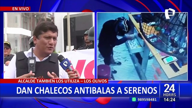 Los Olivos: Municipio entrega chalecos antibalas a serenos