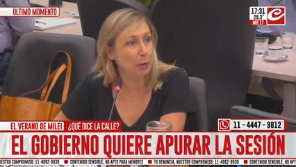 Miriam Bregman: "Las cosas importantes no las discuten en el Congreso"