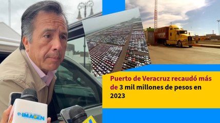 Puerto de Veracruz recaudó más de 3 mil millones de pesos en 2023