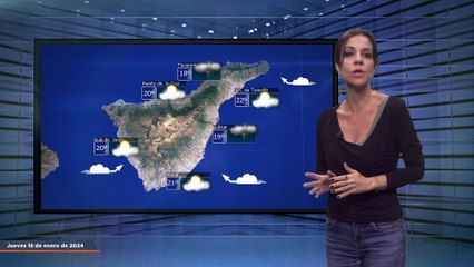 La previsión del tiempo en Canarias para el 18 de enero de 2024, en Atlántico Televisión.