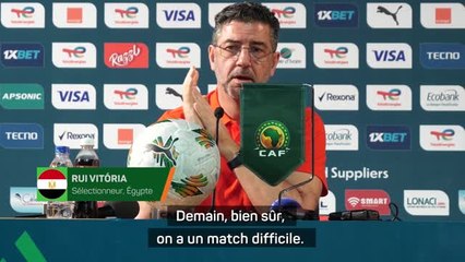 Égypte - Rui Vitória attend une réaction face au Ghana