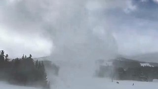 WATCH:  Incredible footage of a rare Snownado Hitting the Slopes at Breckenridge Ski Resort
